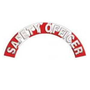 Safety Officer - Canadian Reflective Helmet Crescent Rocker