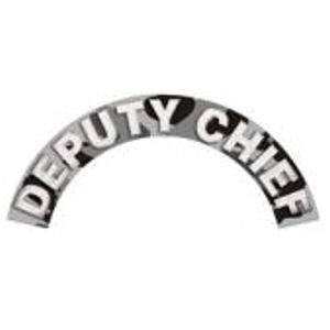 Deputy Chief - Grey Camo Reflective Helmet Crescent Rocker