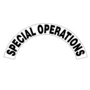 Special Operations - Standard Reflective Helmet Crescent Rocker at ...