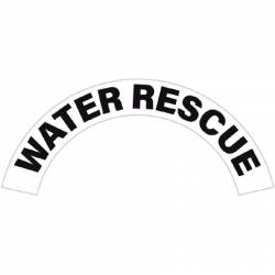Water Rescue  - Standard Reflective Helmet Crescent Rocker