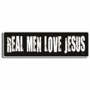 Real Men Love Jesus - Bumper Sticker