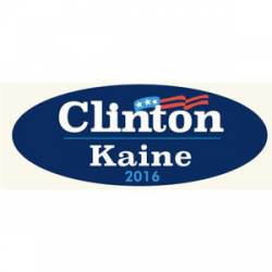 Clinton Kaine 2016 - Oval Sticker