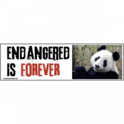 Endangered Is Forever - Bumper Sticker