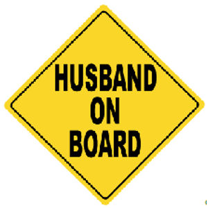 Husband On Board - Magnet