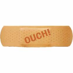 Ouch Bandaid - Bumper Sticker