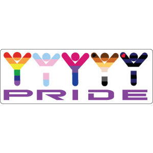 Pride With Gay, Transexual, Bisexual, Bear, Leather Colors - Bumper Sticker