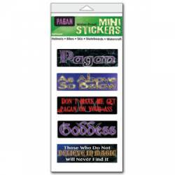 Pagan - Set of 5 Mini Stickers