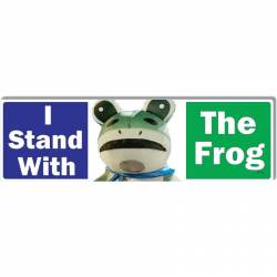 I Stand With The Frog - Bumper Magnet