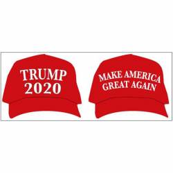 Trump 2020 MAGA - Set of 2 Stickers