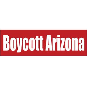 Boycott Arizona - Bumper Magnet