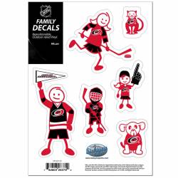 Carolina Hurricanes - Set Of 6 Family Sticker Sheet