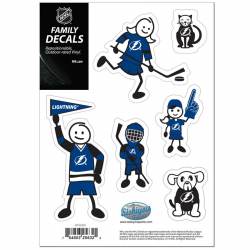 Tampa Bay Lightning - Set Of 6 Family Sticker Sheet