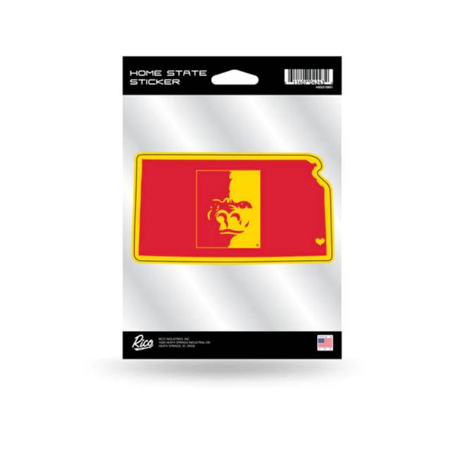 Pittsburg State University Gorillas - Home State Vinyl Sticker