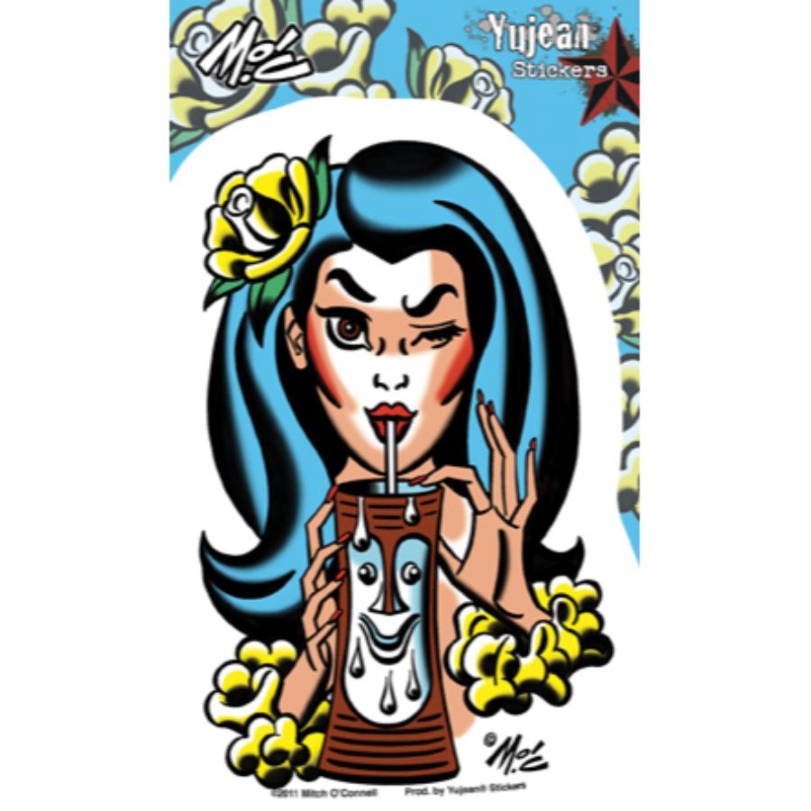 Mitch O'Connell Tiki Time - Vinyl Sticker