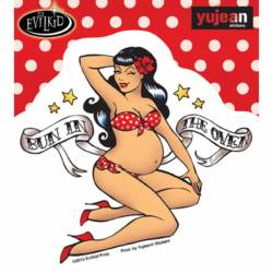Bun In The Oven Evilkid - Vinyl Sticker