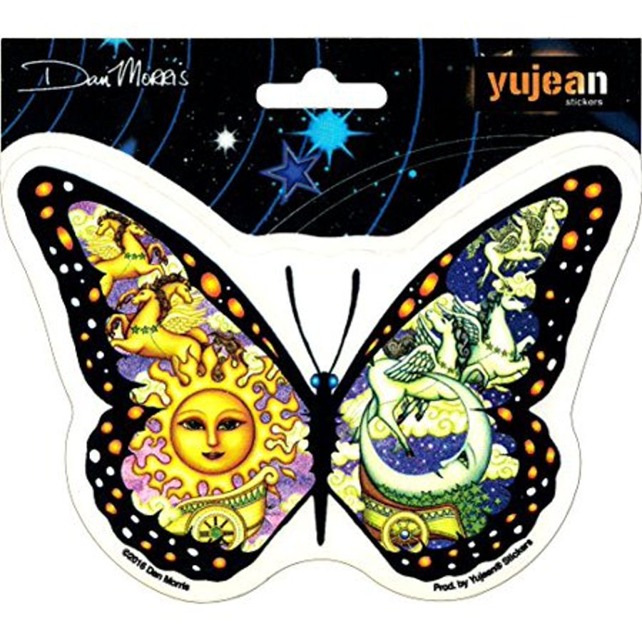 Chariot Butterfly Dan Morris - Bumper Sticker