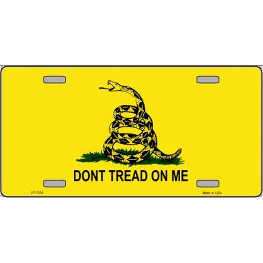 Gadsden Don't Tread On Me - License Plate