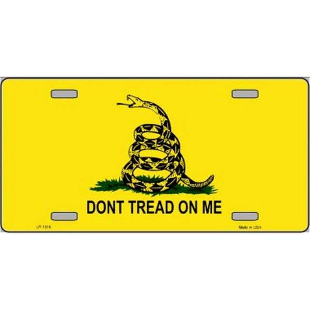 Gadsden Don't Tread On Me - License Plate