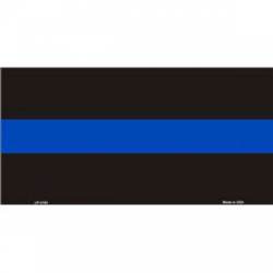 Thin Blue Line - Metal License Plate