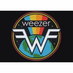 Weezer Earth Rainbow - Refrigerator Magnet