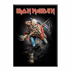 Iron Maiden British Flag - Refrigerator Magnet