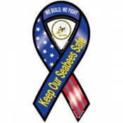 Keep Our Seabees Safe - Ribbon Magnet