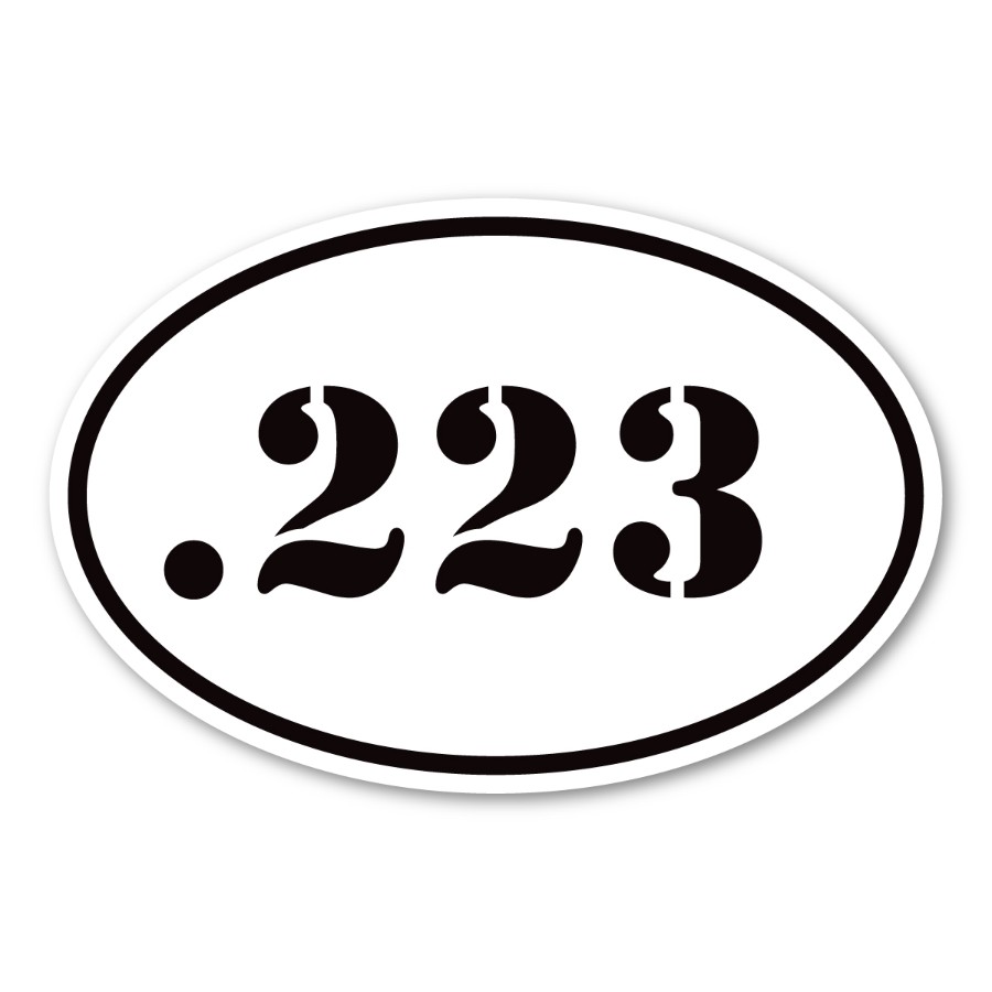 .223 Ammunition - Oval Magnet
