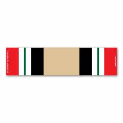 Iraq War Service Ribbon Bar - Mini Magnet