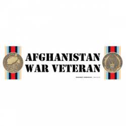 Afghanistan War Veteran - Bumper Magnet