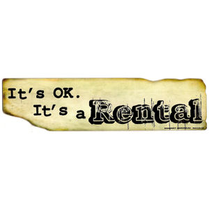 It's A Rental - Bumper Magnet