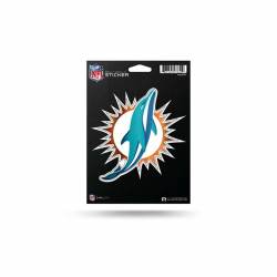 Miami Dolphins - Metallic Die Cut Vinyl Sticker