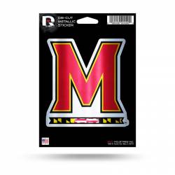 University Of Maryland Terrapins - Metallic Die Cut Vinyl Sticker