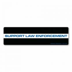 thumbnail image 2 of 3M I Proudly Support Law Enforcement Reflective Decal – Police Sheriff LEO Sticker, Round, Black/Gray, 3M Vinyl 2 of 5