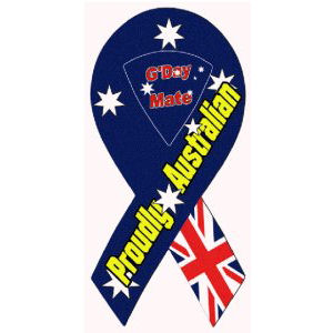 Australian Pride - Ribbon Magnet
