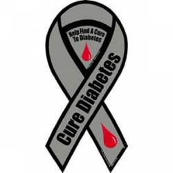Cure Diabetes - Ribbon Magnet