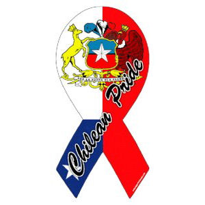Chilean Pride - Ribbon Magnet