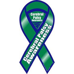 Download Cerebral Palsy Awareness - Ribbon Magnet at Sticker Shoppe