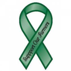 Support Our Farmers - Ribbon Magnet