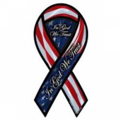 In God We Trust - Ribbon Magnet