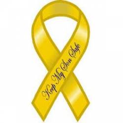 Keep My Son Safe - Ribbon Magnet