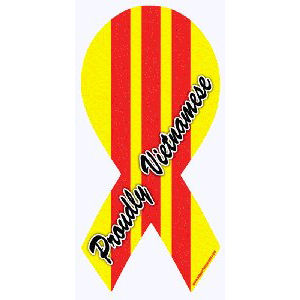 Proudly Vietnamese - Ribbon Magnet