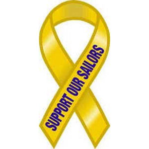 Support Our Sailors - Ribbon Magnet