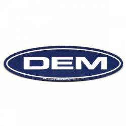 Democrat Blue - Slim Oval Magnet