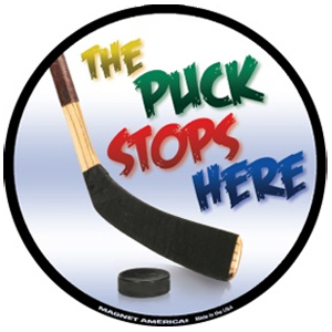 Puck Stops Here - Sticker
