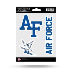 Air Force Academy Falcons - Sheet Of 3 Triple Spirit Stickers