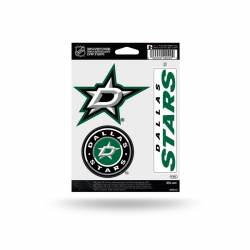 Dallas Stars - Sheet Of 3 Triple Spirit Stickers
