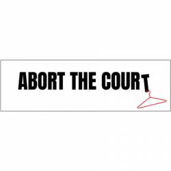 Abort The Court - Mini Sticker