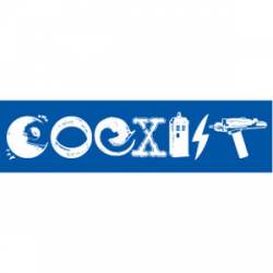 Science Fiction Coexist - Bumper Sticker