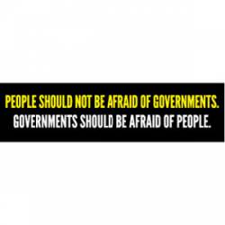 Afraid Of People - Bumper Sticker