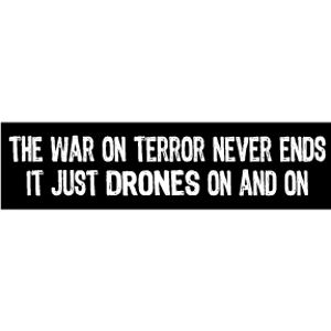 It Just Drones On And On - Bumper Sticker